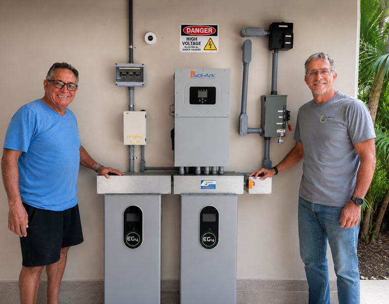 Equipos de energía renovable: inversores, baterías y sistemas de respaldo